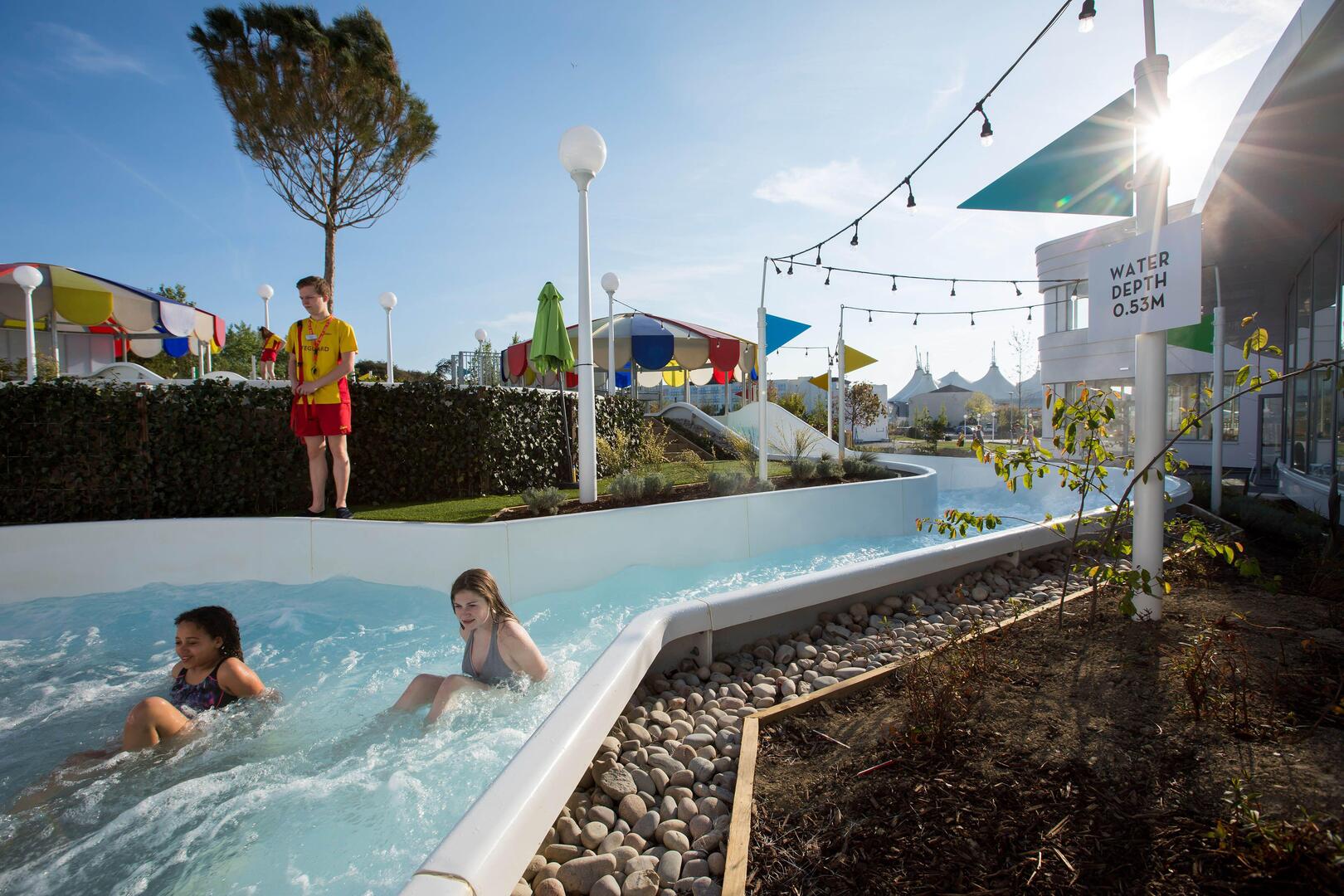 New £40 million Splash swimming pool at Butlin's holiday resort.